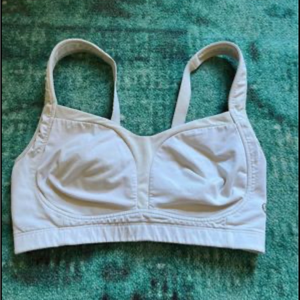 Lululemon bra white sports bra lulu lemon